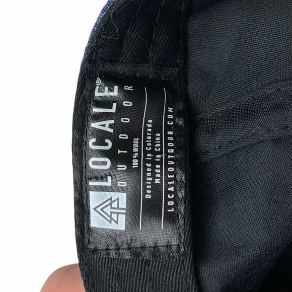 Locale Outdoor CoPass Wool Navy Flatbrim Hat NWT - Picture 7 of 7